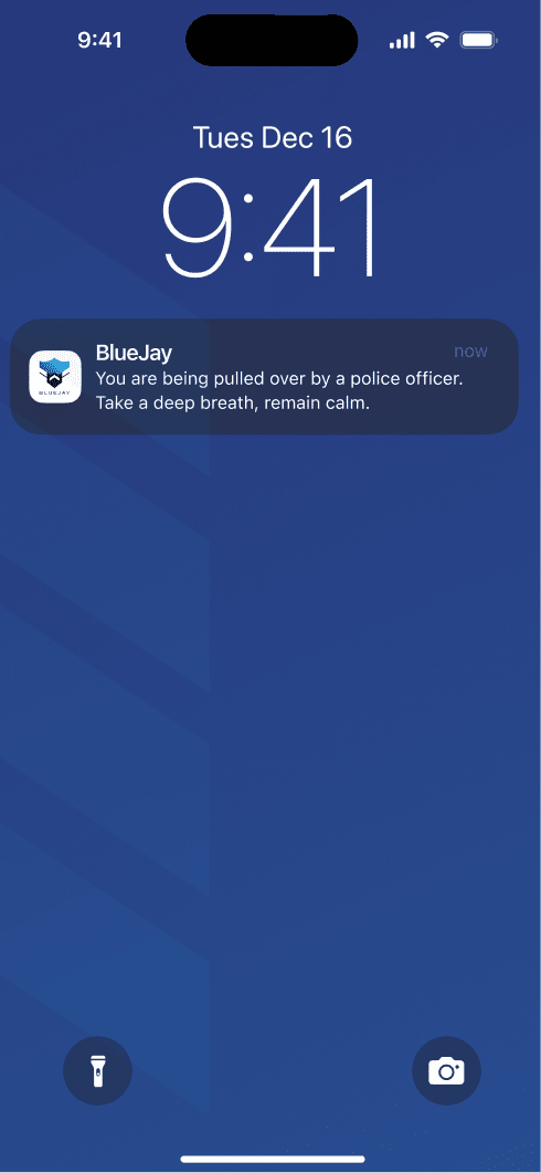 Screenshot of BlueJay dashboard