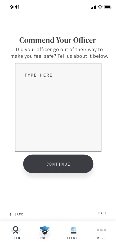 Screenshot of BlueJay dashboard